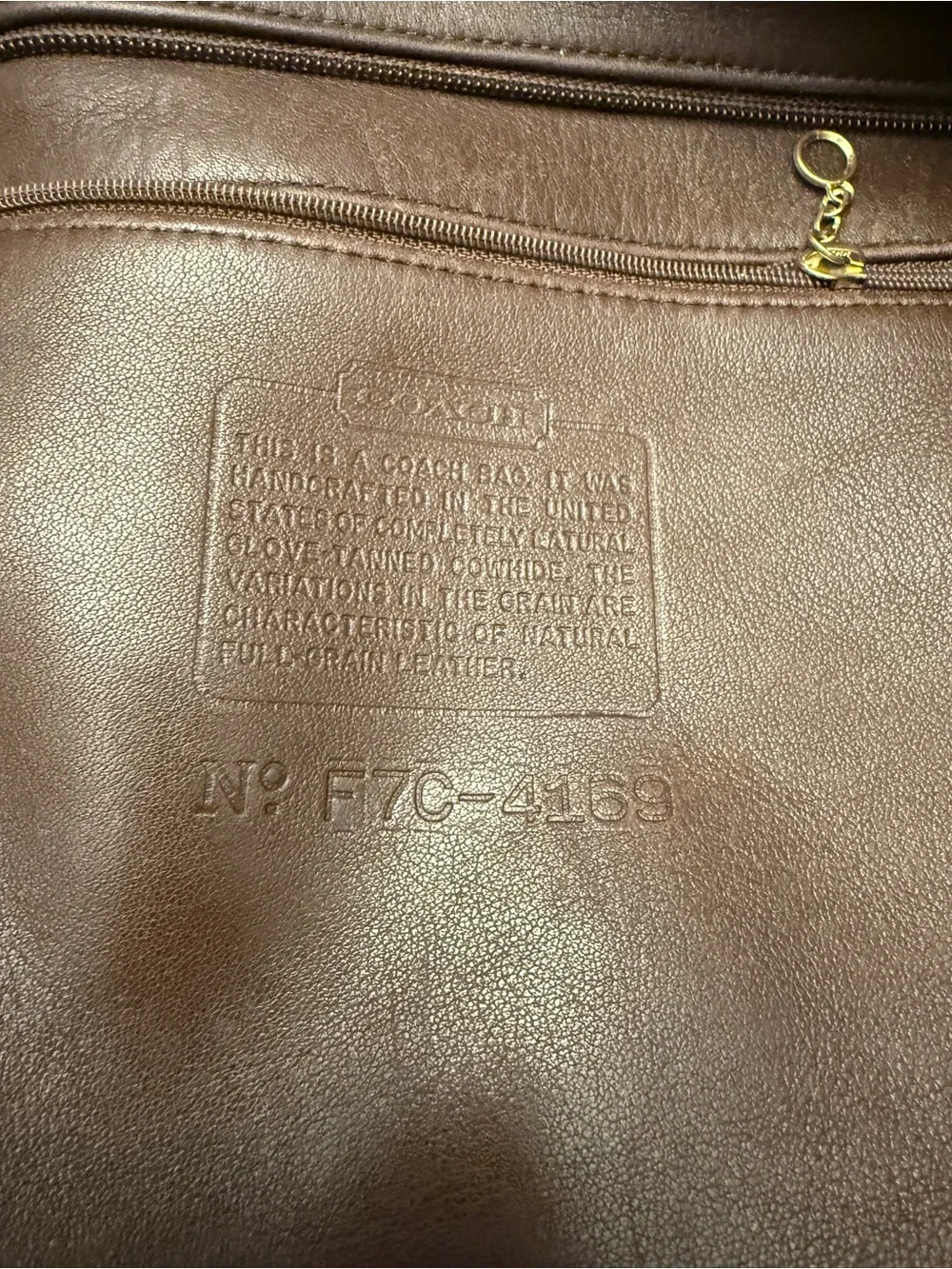 Coach vintage erickson